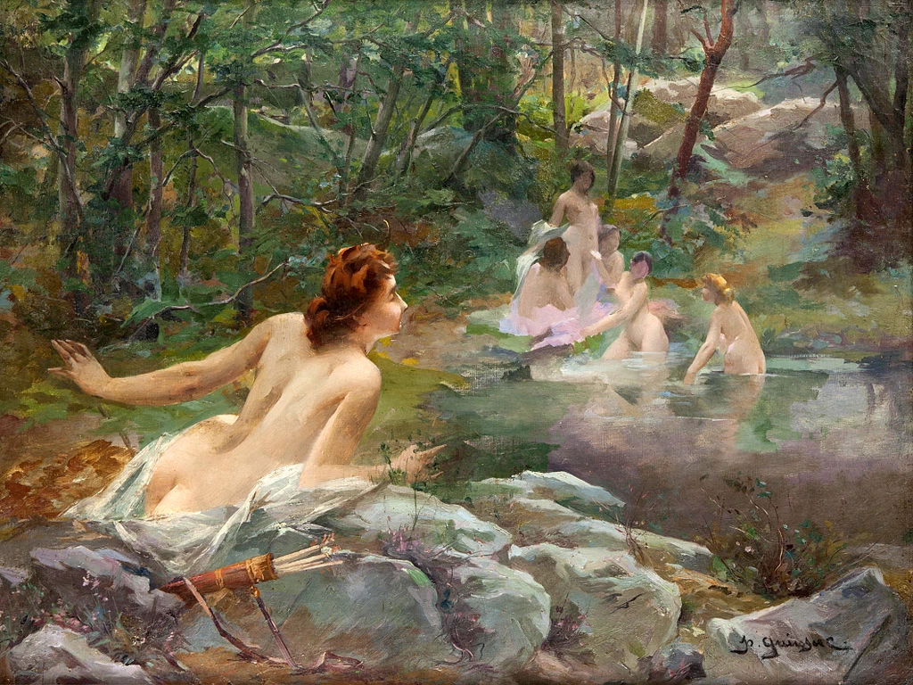 François Paul Auguste Quinsac - Ninfe nella foresta